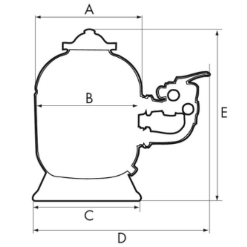 Hayward ProSeries Side filter za bazen 0,28 / 14m3