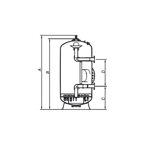Hayward filter za javni bazen od stakloplastike serija HCF - DIN 19605, 19643