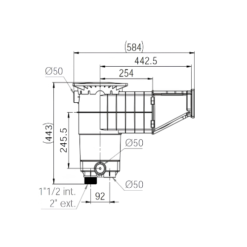 Weltico A800 skimer ABS
