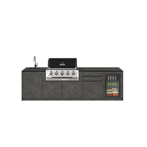 ELEEXA SET Premium 707 Black Rock 300 spoljna kuhinja