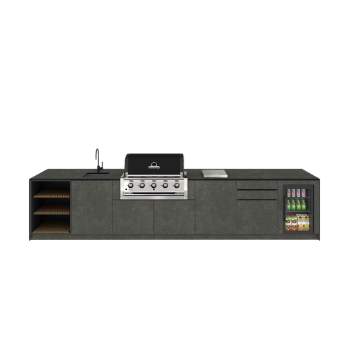 ELEEXA  SET Premium 707 Black Rock 420 spoljna kuhinja