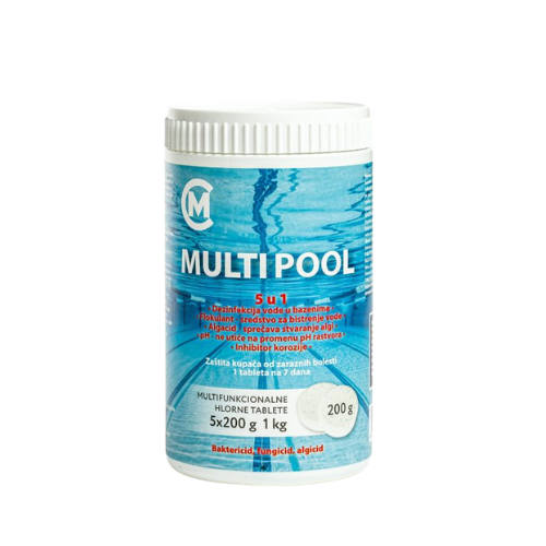 Multi Pool 5 u 1 tablete 200 g pakovanje 1 kg